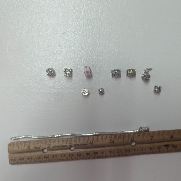 Pandora Bracelets (Small) and Charms in Sterling Silver - Picture 12 of 16